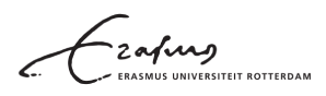 Afbeelding van het logo van de Erasmus Universiteit. The Next School hielp hen doorstroomrapportages voor het voortgezet onderwijs te ontwikkelen